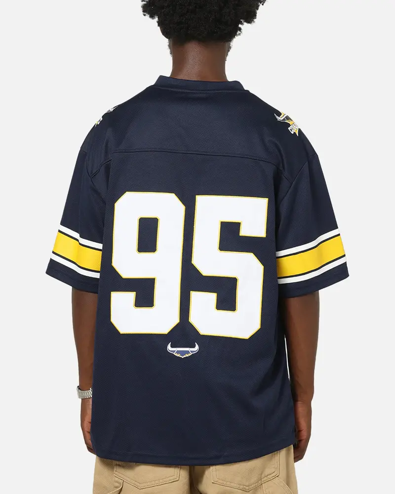 Bleacher Athletic North Queensland Cowboys Nrl Gridiron Mesh Jersey Official Team Color 2