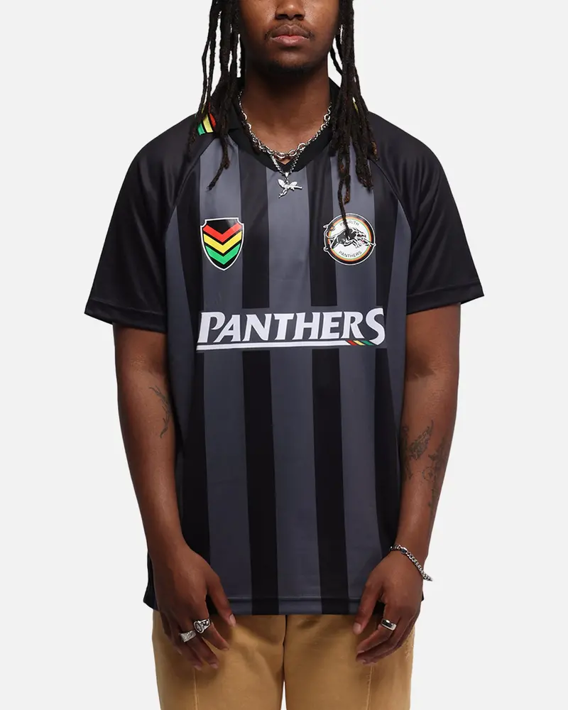 Bleacher Athletic Penrith Panthers Nrl 1908 Collared T-Shirt Official Team Colour 1