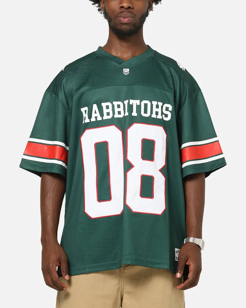 Bleacher Athletic South Sydney Rabbitohs Nrl Gridiron Mesh Jersey Official Team Color 1