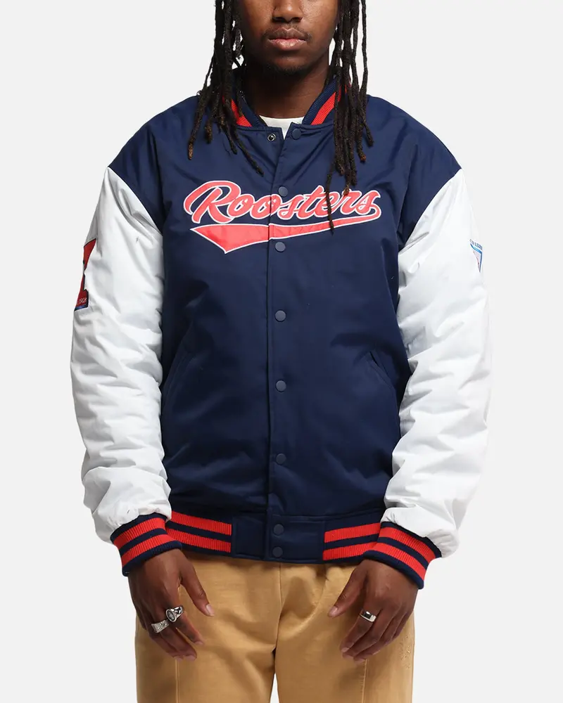 Bleacher Athletic Sydney Roosters Nrl 1908 Baseball Varsity Jacket Official Team Colour 1