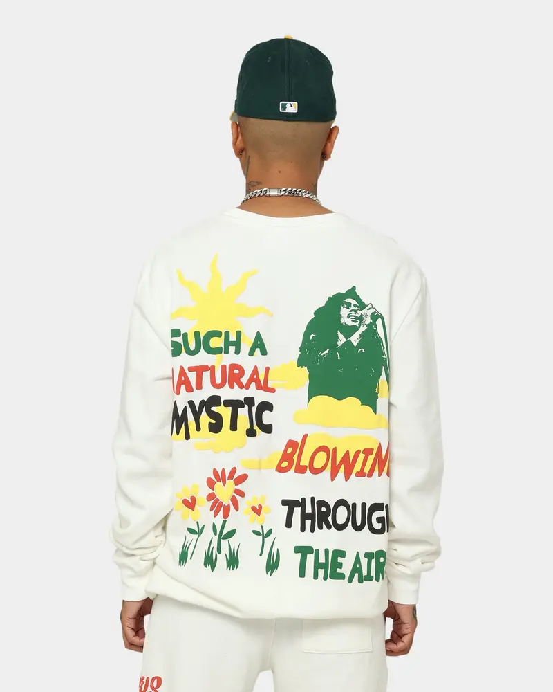 Bob Marley Exodus Song Title Crewneck Off White 1