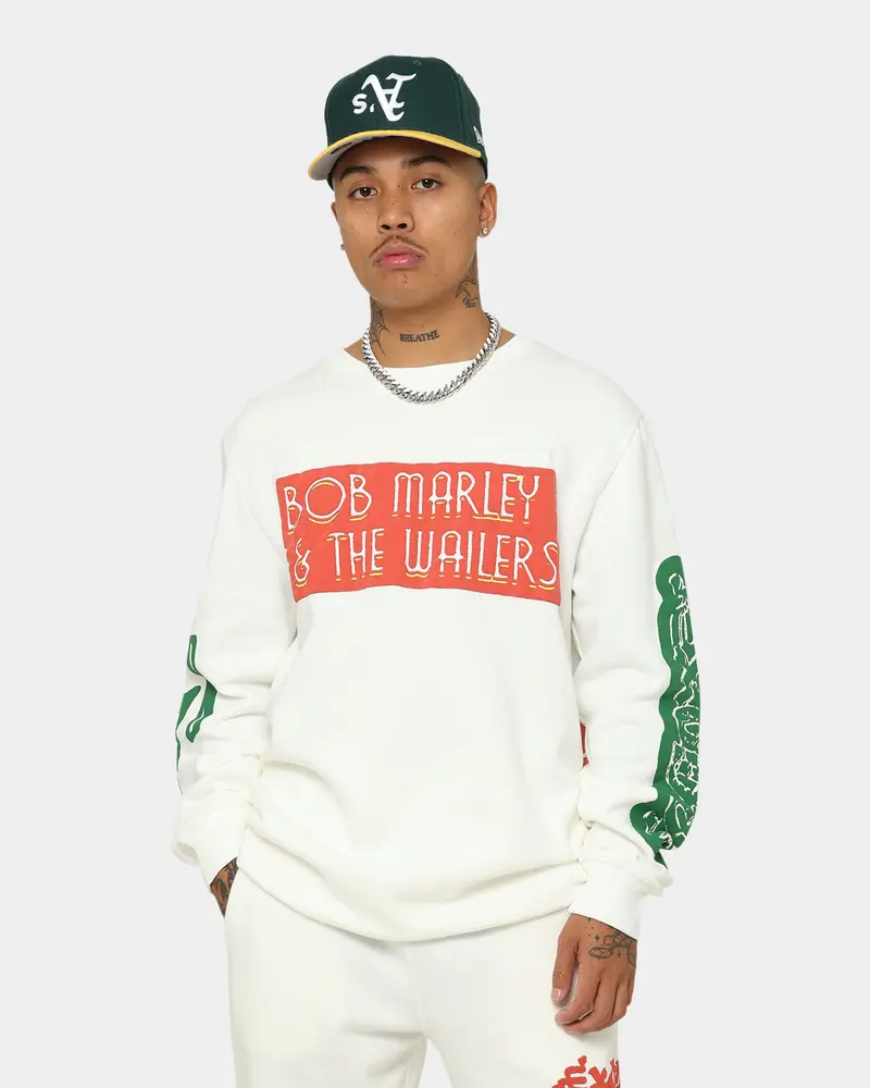 Bob Marley The Wailers Exodus Crewneck Off White 1