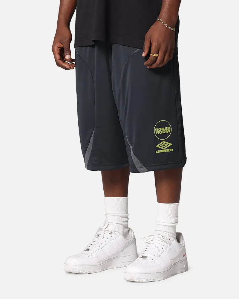 Boiler Room X Umbro Football Shorts Black 1