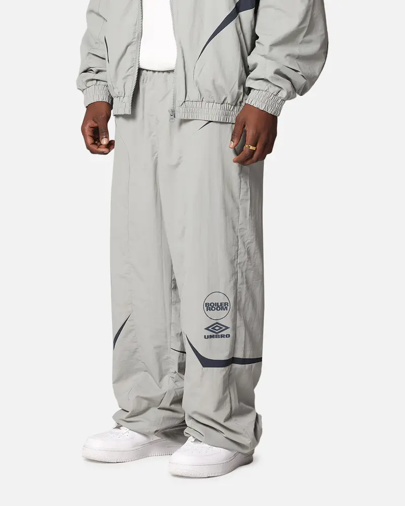 Boiler Room X Umbro Shell Track Pants Grey 1
