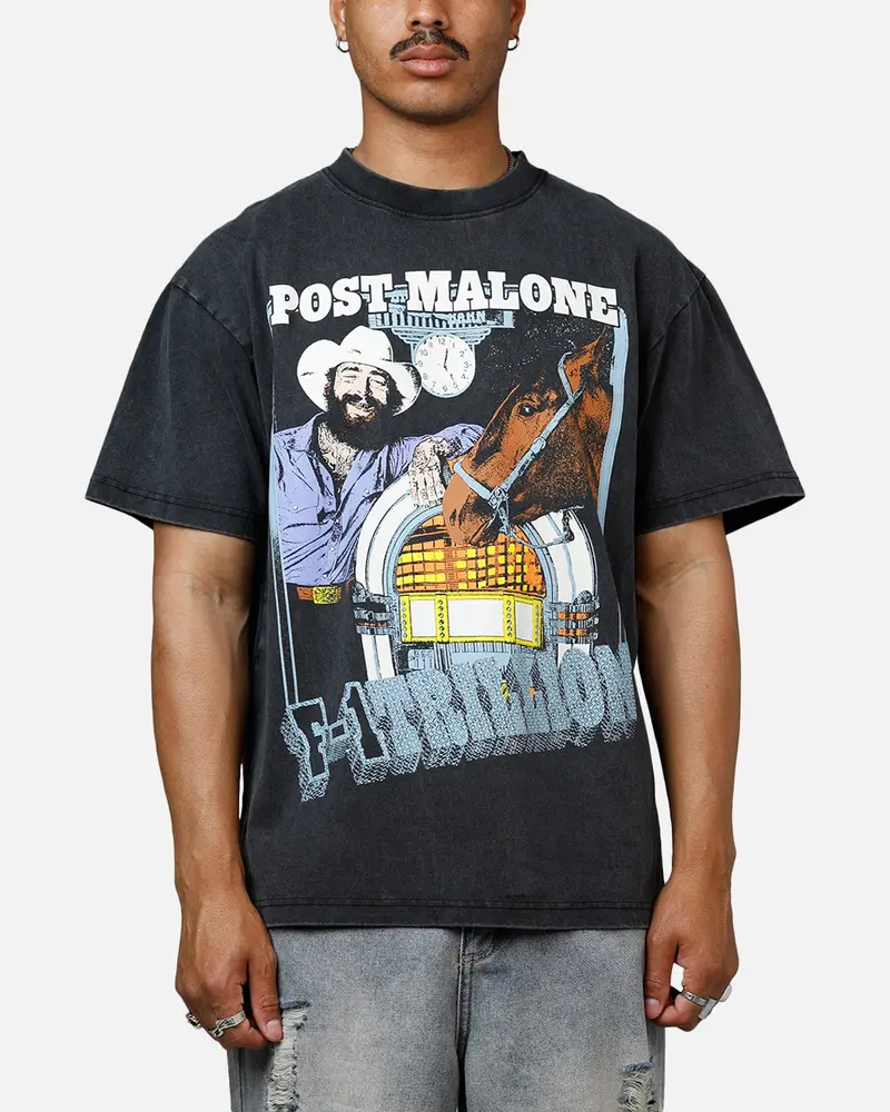 Bravado Post Malone T-Shirt Washed Black 1