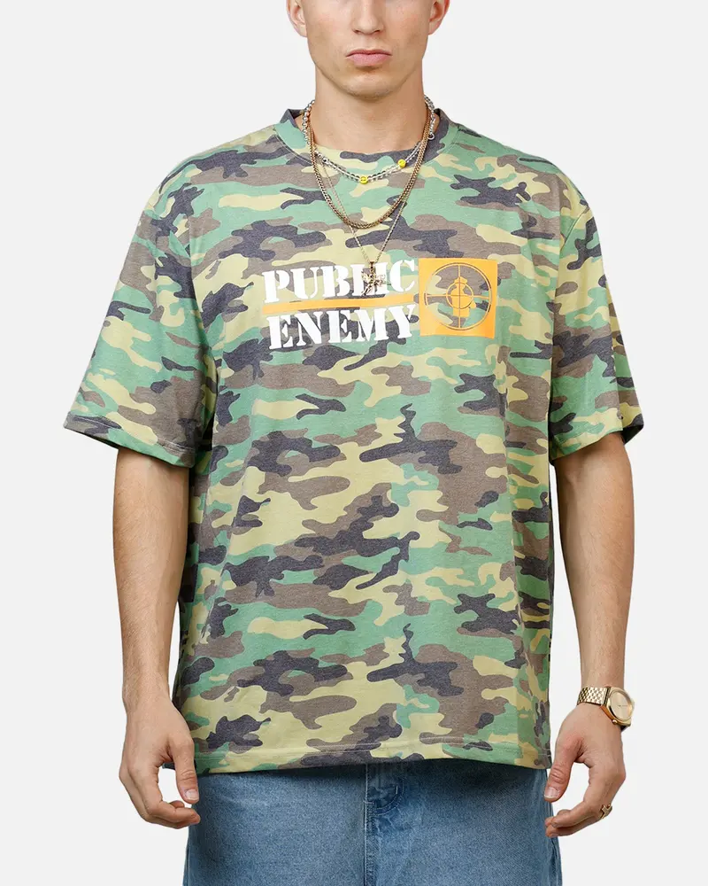Bravado Public Enemy Camo T-Shirt Camo 1