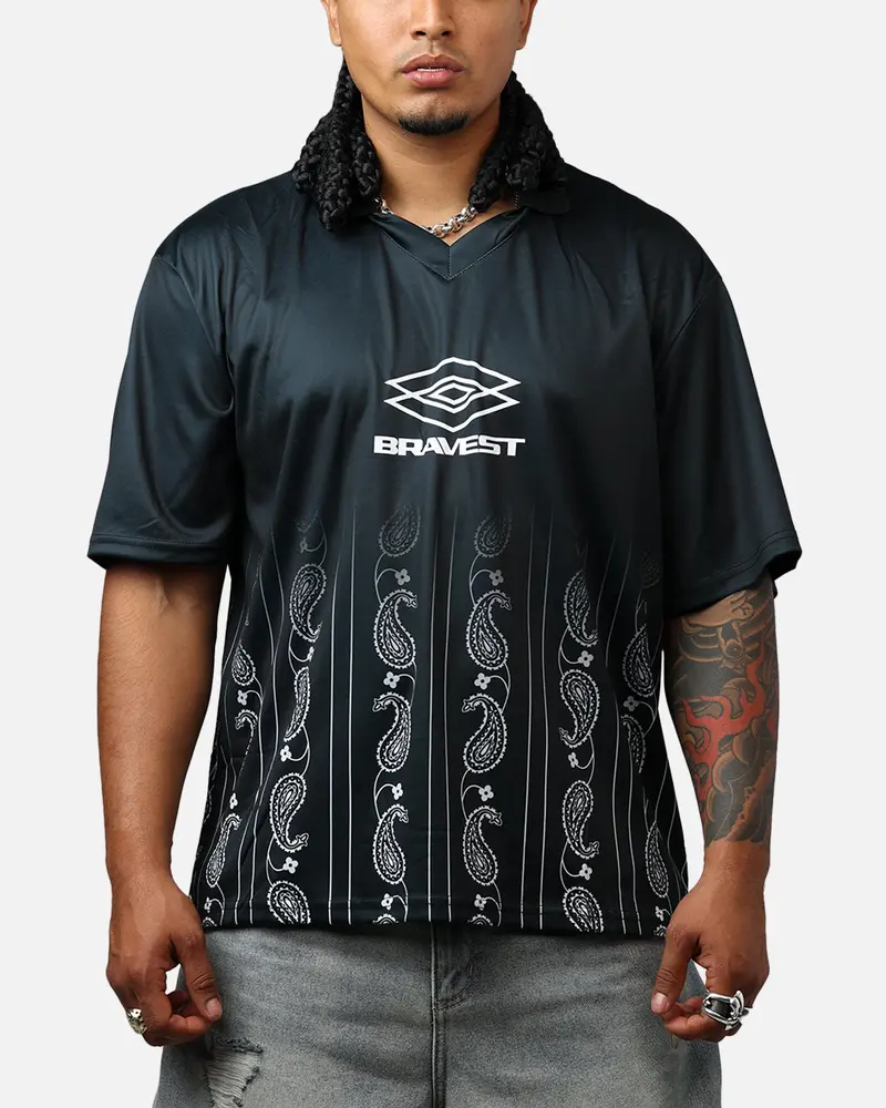 Bravest Paisley Jersey Black 1