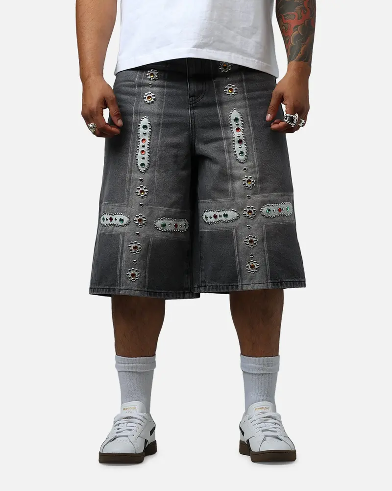 Bravest Sapphire Jorts Black Wash 1