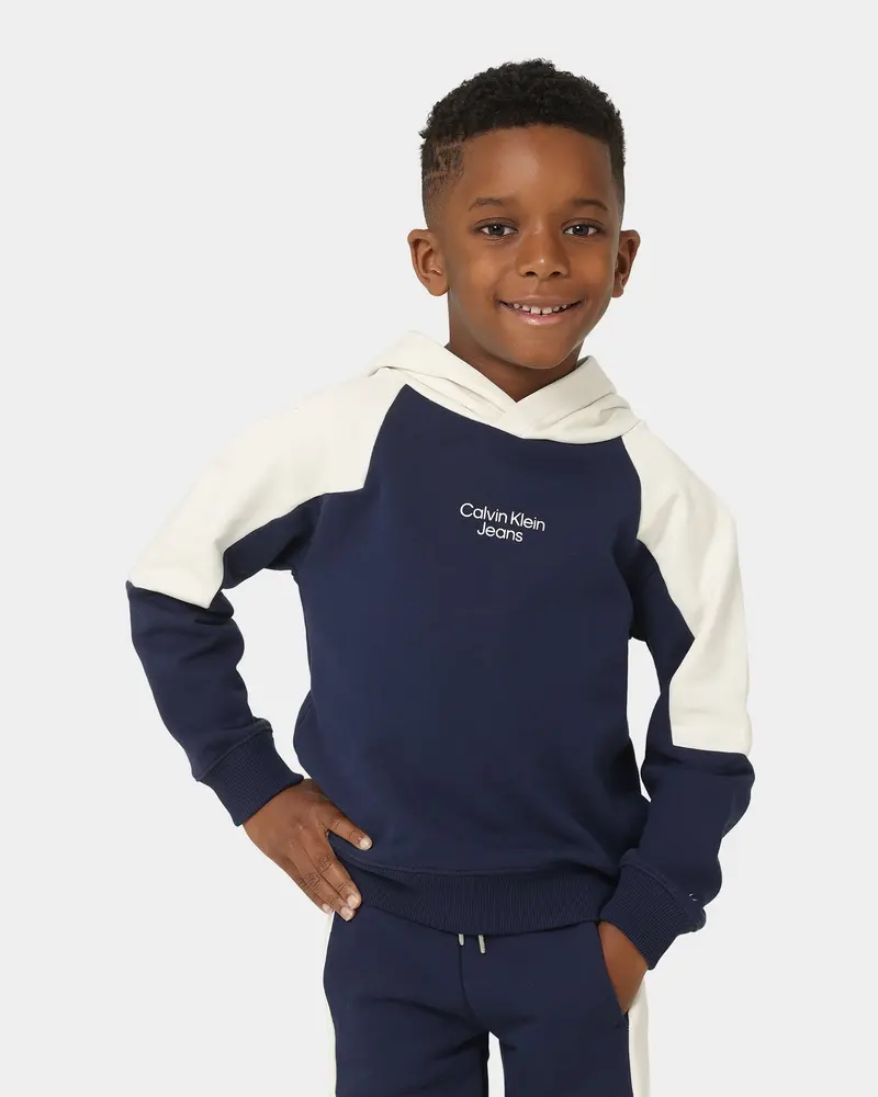Calvin Klein Kids' Colour Block Stack Logo Set Peacoat 1