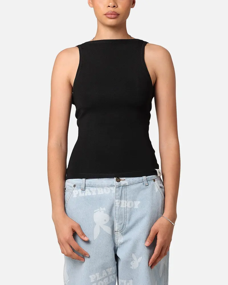 Calvin Klein Women's Archive Sweater Tank Black 1