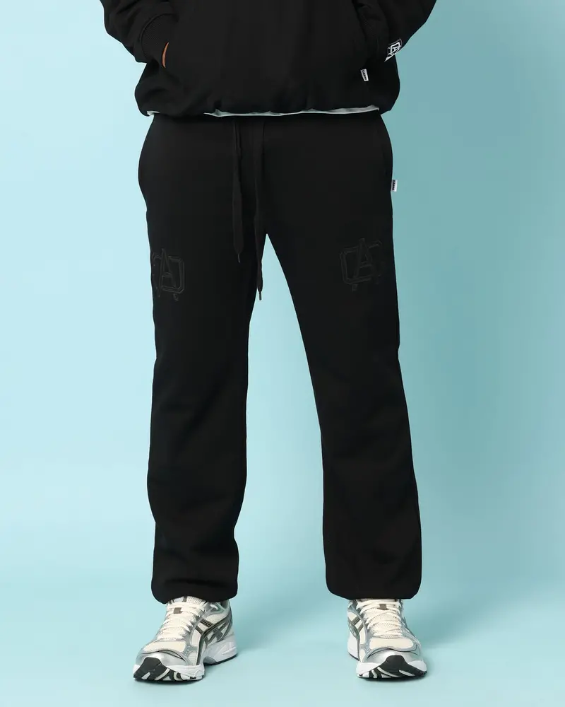 Carré Academy Baggy Sweatpants Black 1