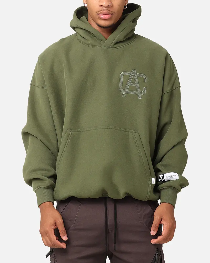 Carre Academy V2 Oversized Hoodie Forest Green 1