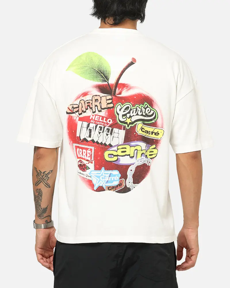 Carre Apple A Day T-Shirt Off White 1