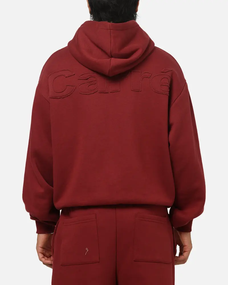 Carre Archive Hoodie Burgundy 1