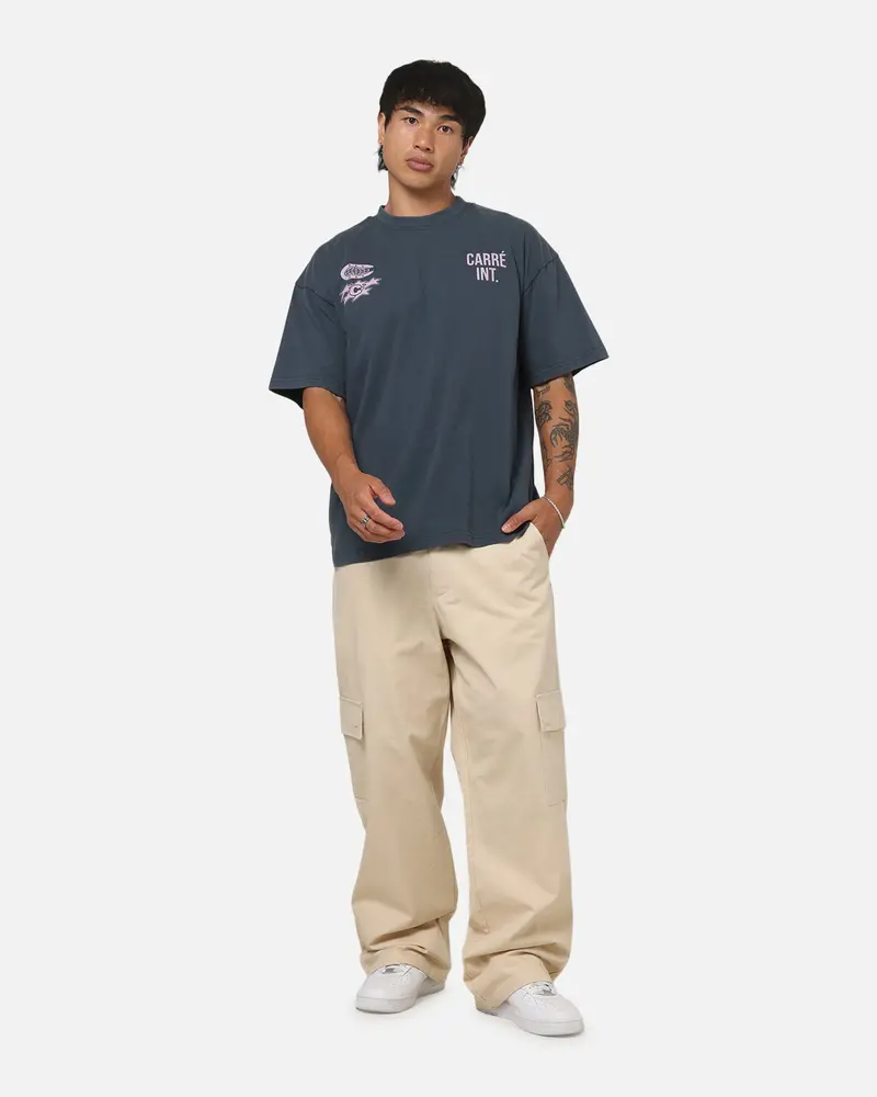 Carre Assembly Department T-Shirt Navy 5
