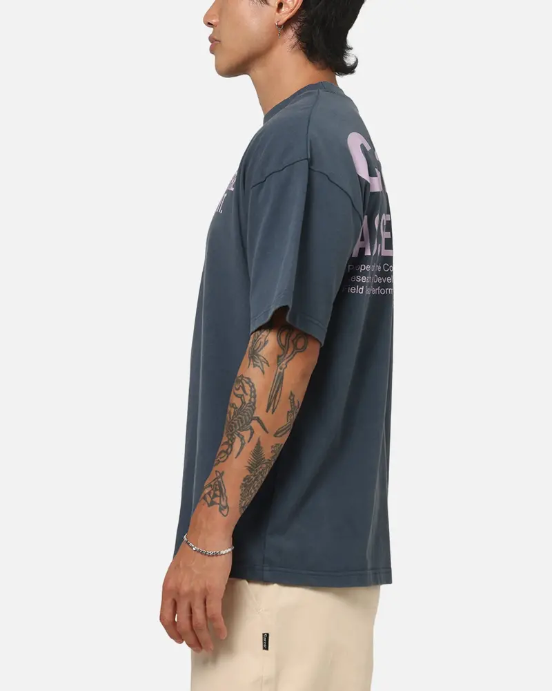 Carre Assembly Department T-Shirt Navy 7