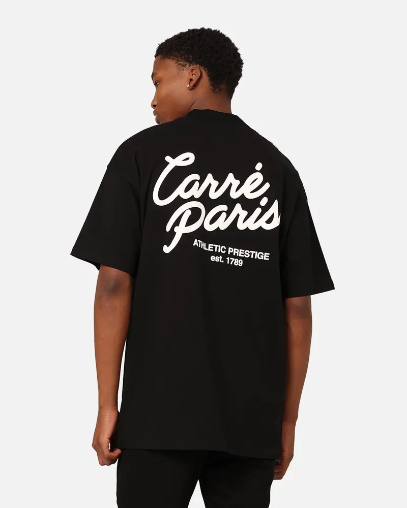 Carre Athletic Heritage Oversized T-Shirt Black 1