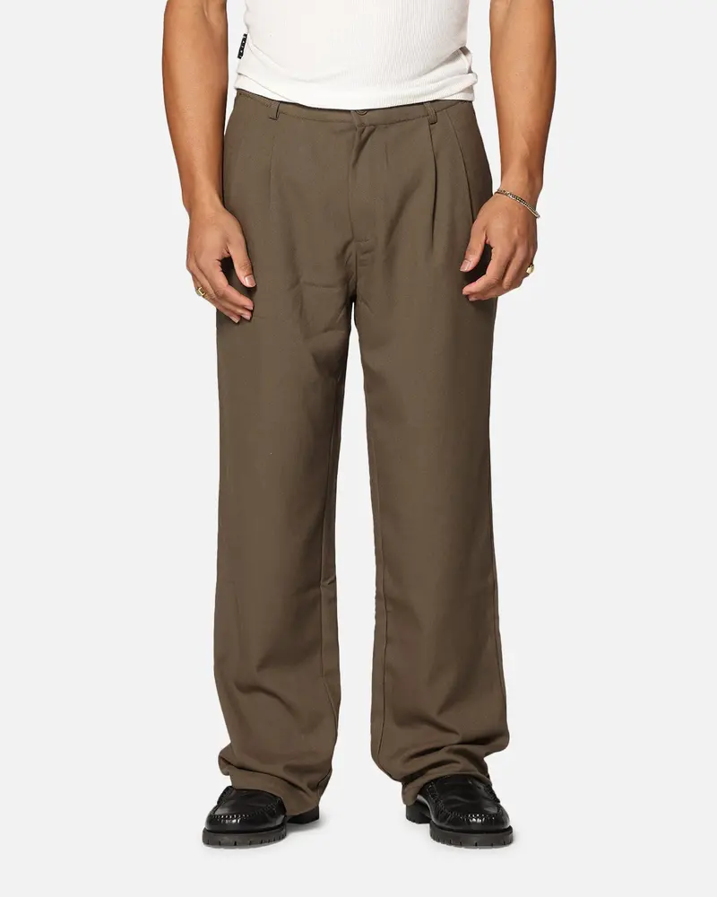 Carre Atlas Wide Leg Pants Khaki 1