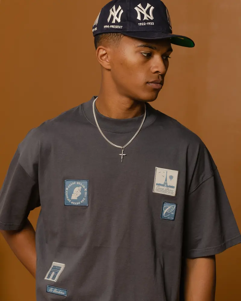 Carre Avant Oversized Short Sleeve T-Shirt Coal 1