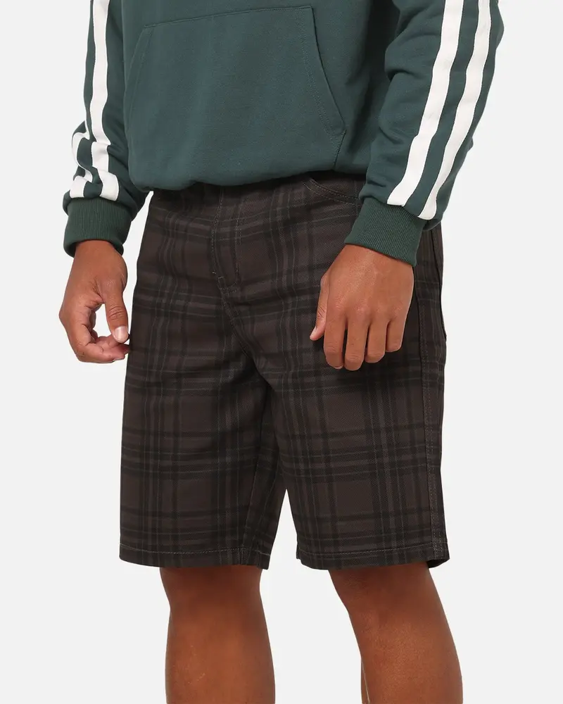 Carre Avenue Jorts Black Plaid 4