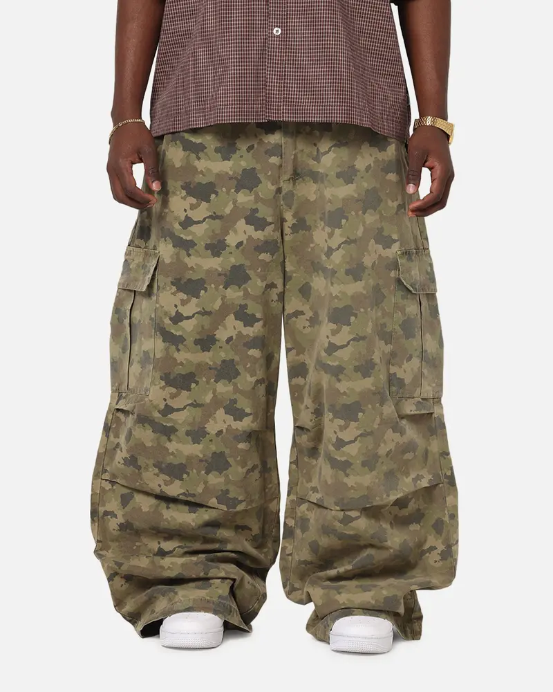 Carre Baggy Cargo Pants Camo 1