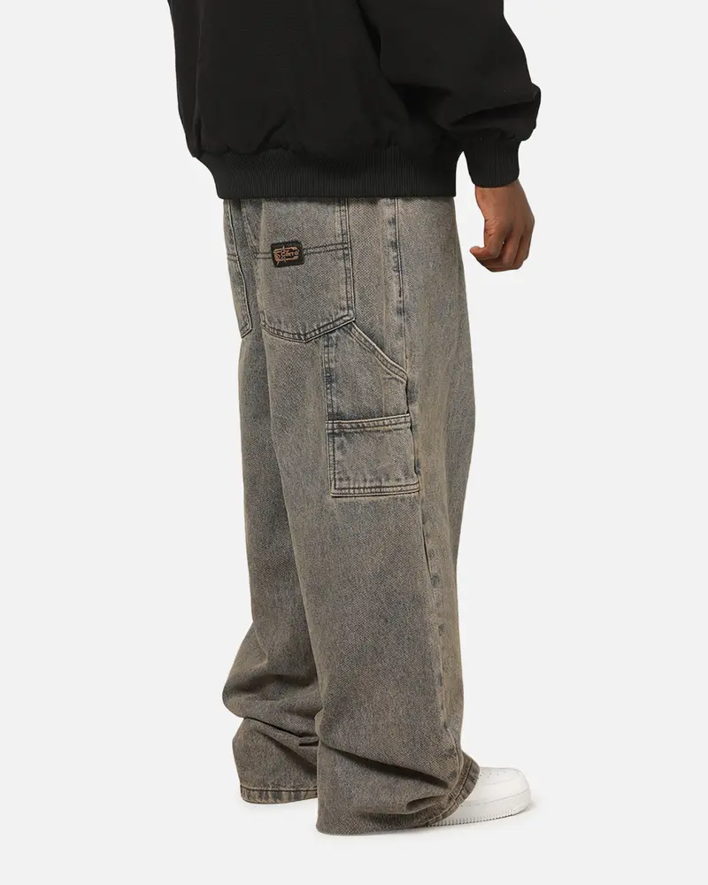 Carre Baggy Carpenter Jeans Washed Grey 1