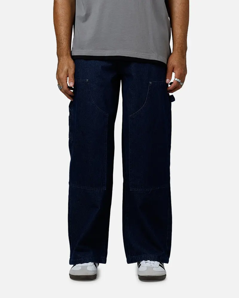 Carre Baggy Work Jeans Dark Washed Indigo 1