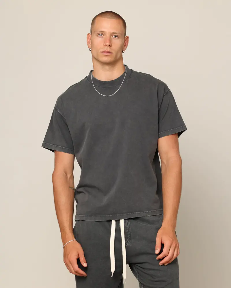 Carré Blanc T-Shirt Vintage Grey 1