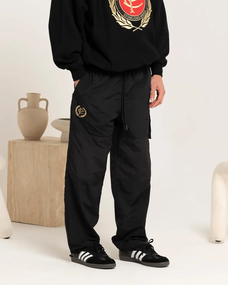 Carre Block Joggers Black 1