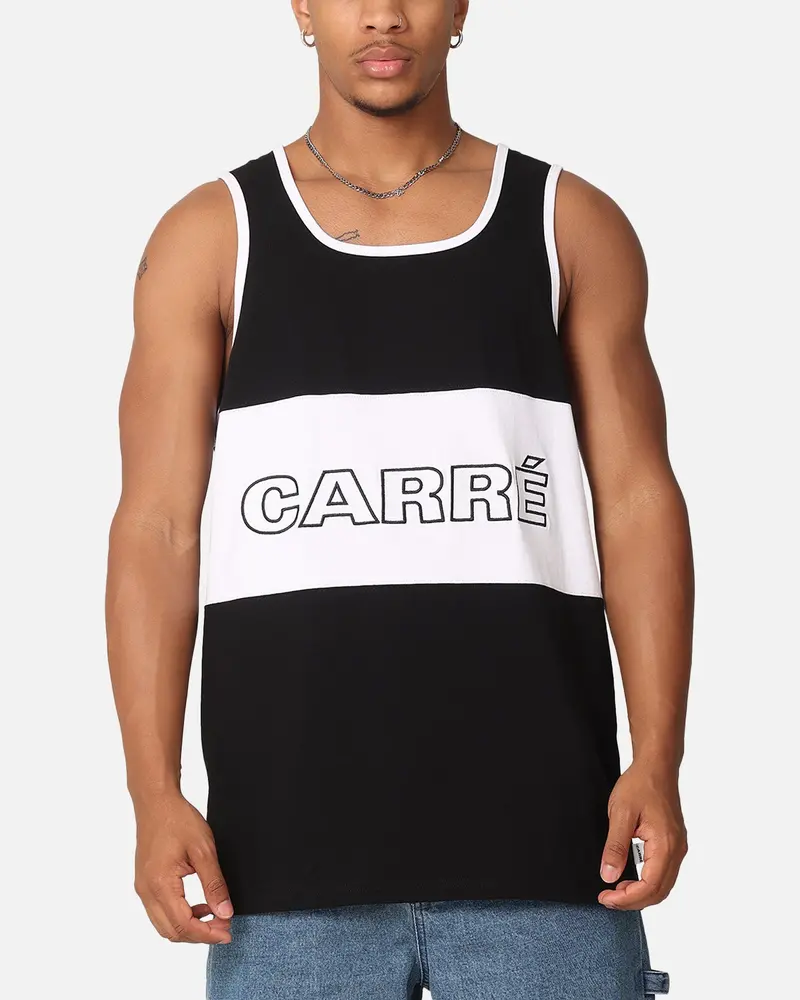 Carre Boost Panel Singlet Black 1