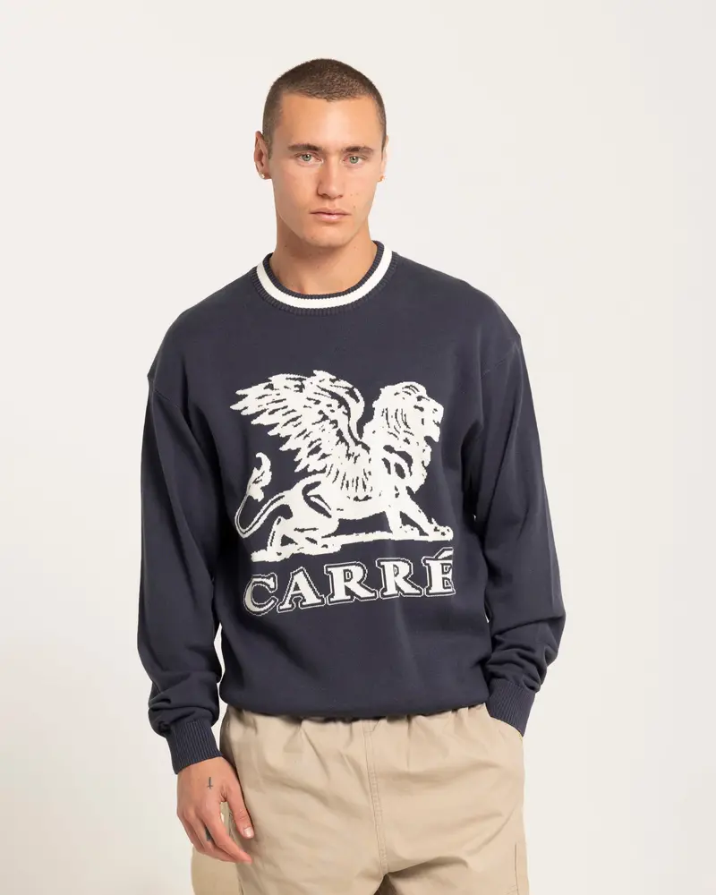 Carré Brave Knitted Sweater Navy 1