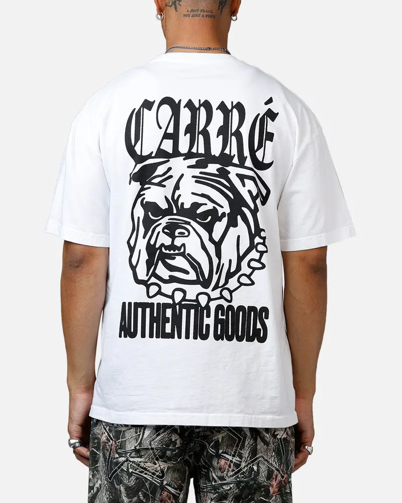 Carre Bulldog Heavyweight T-Shirt White 1