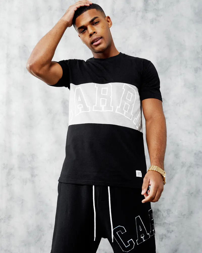 Carré C-Class Panel Classic Short Sleeve T-Shirt Black 1