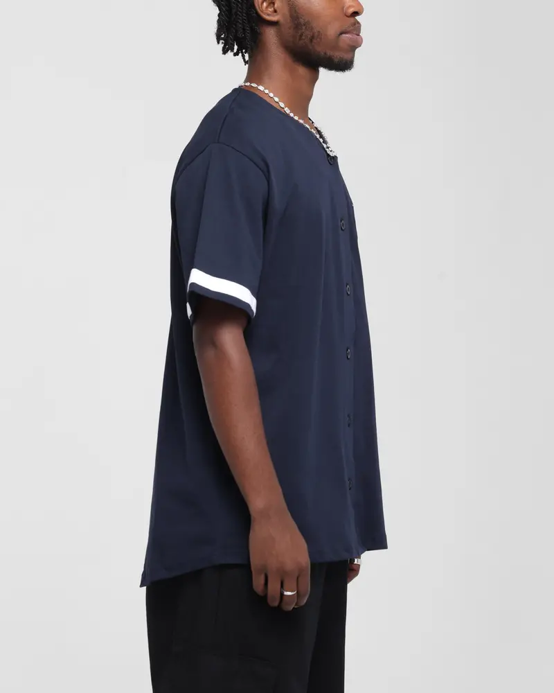 Carre C-Star Baseball Jersey Navy 1