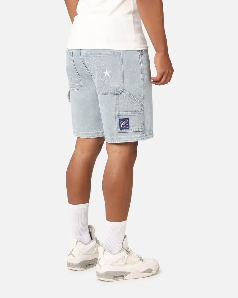 Carre C-Star Denim Shorts Light Wash Blue 1