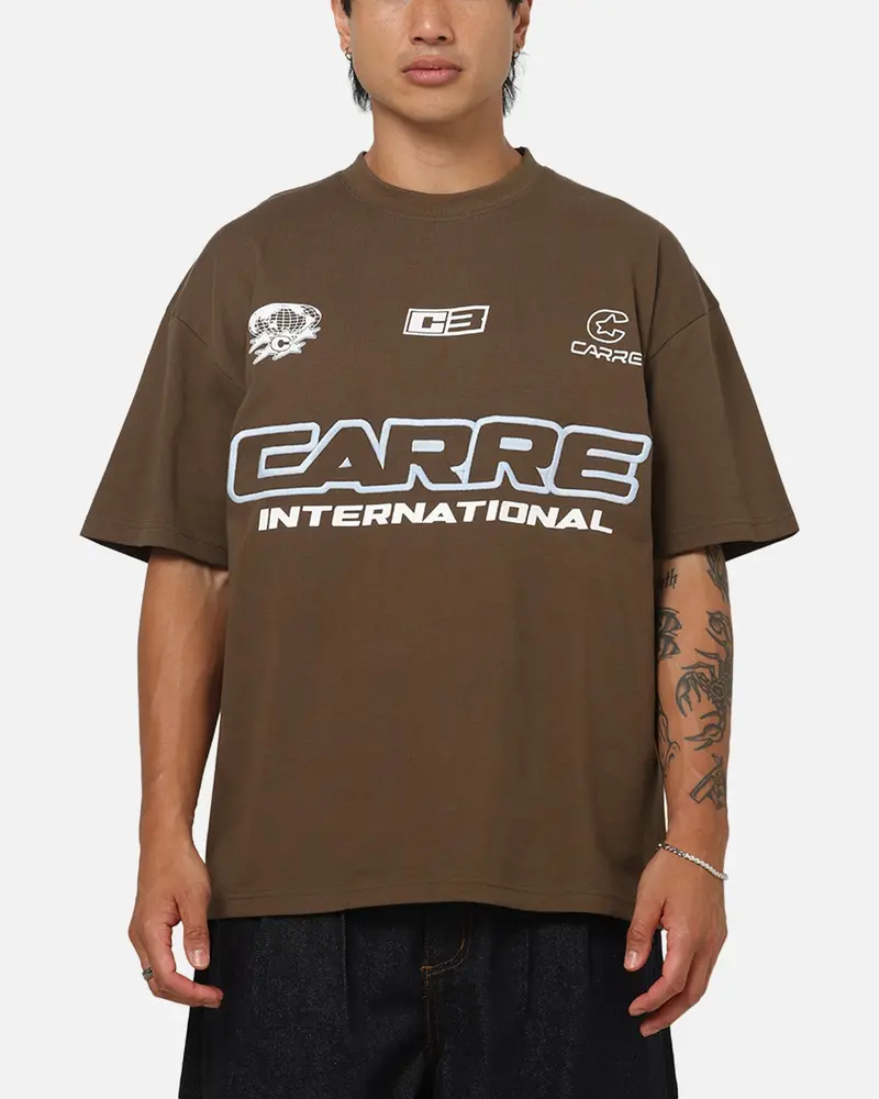Carre C3 Logo T-Shirt Brown 1