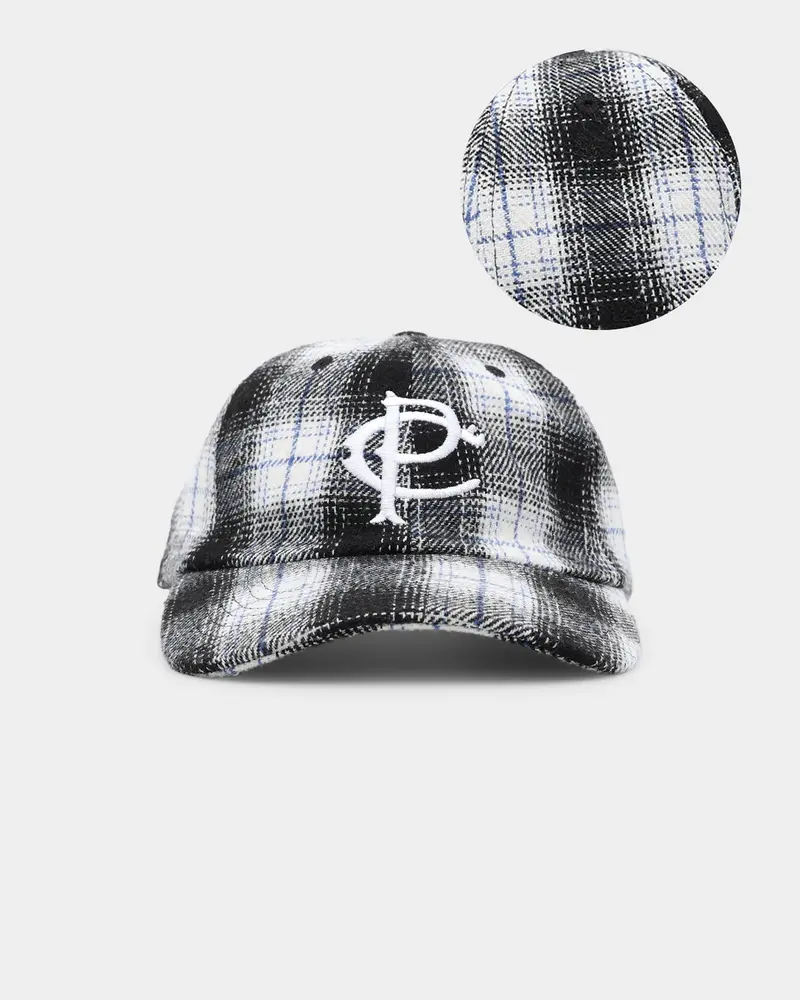 Carre Chat Cap Black Plaid 1