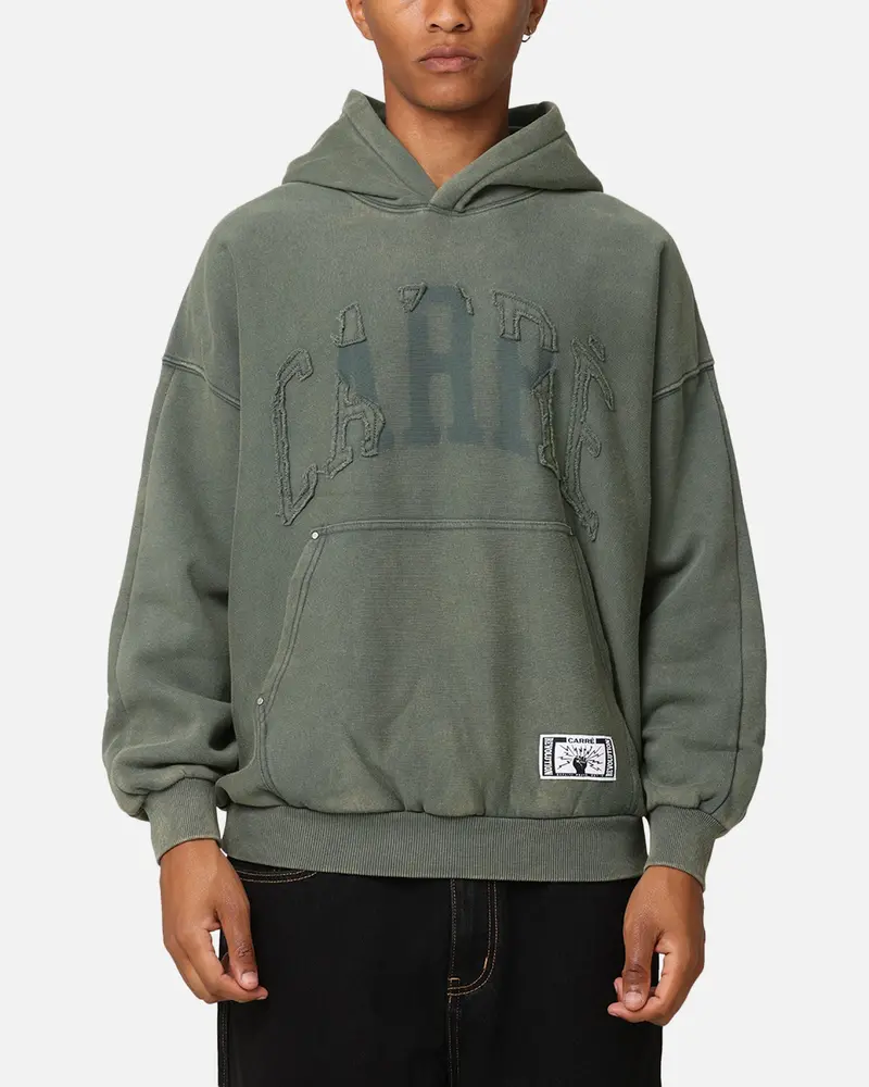 Carre Con-Star Hoodie Rinsed Moss Green 1