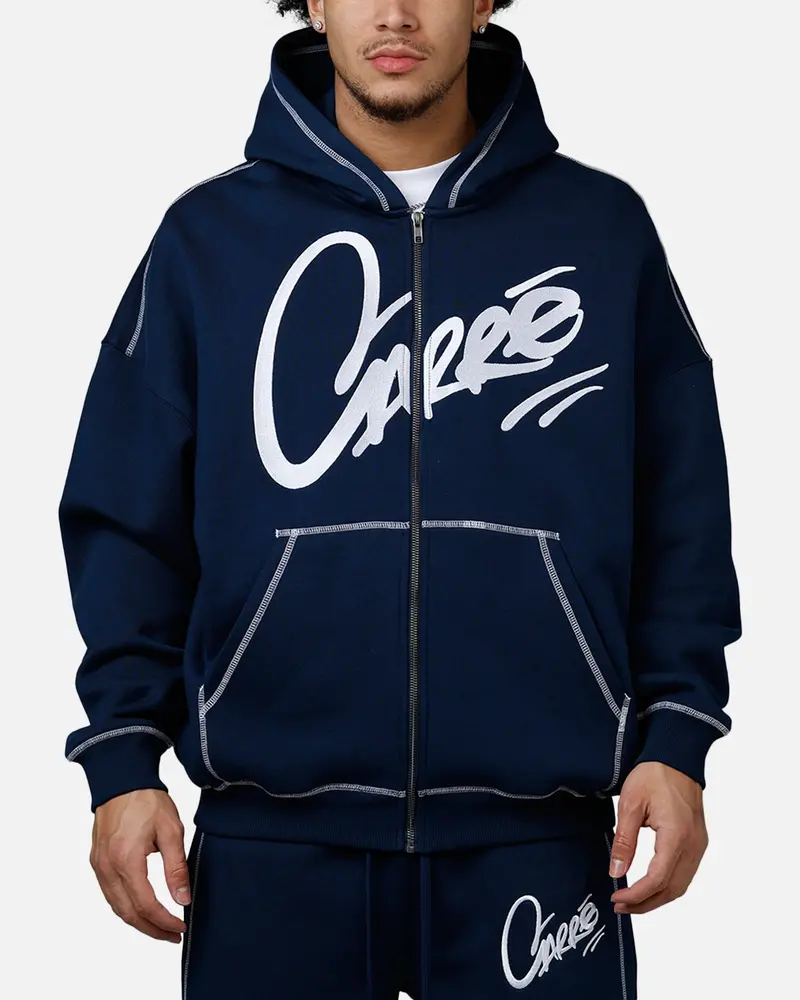 Carre Corrupt Hoodie Navy 1
