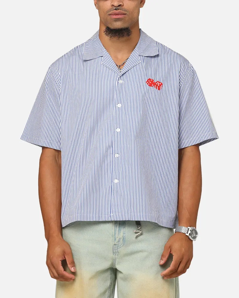 Carre Dice Club Button Up Shirt Pinstripe 1