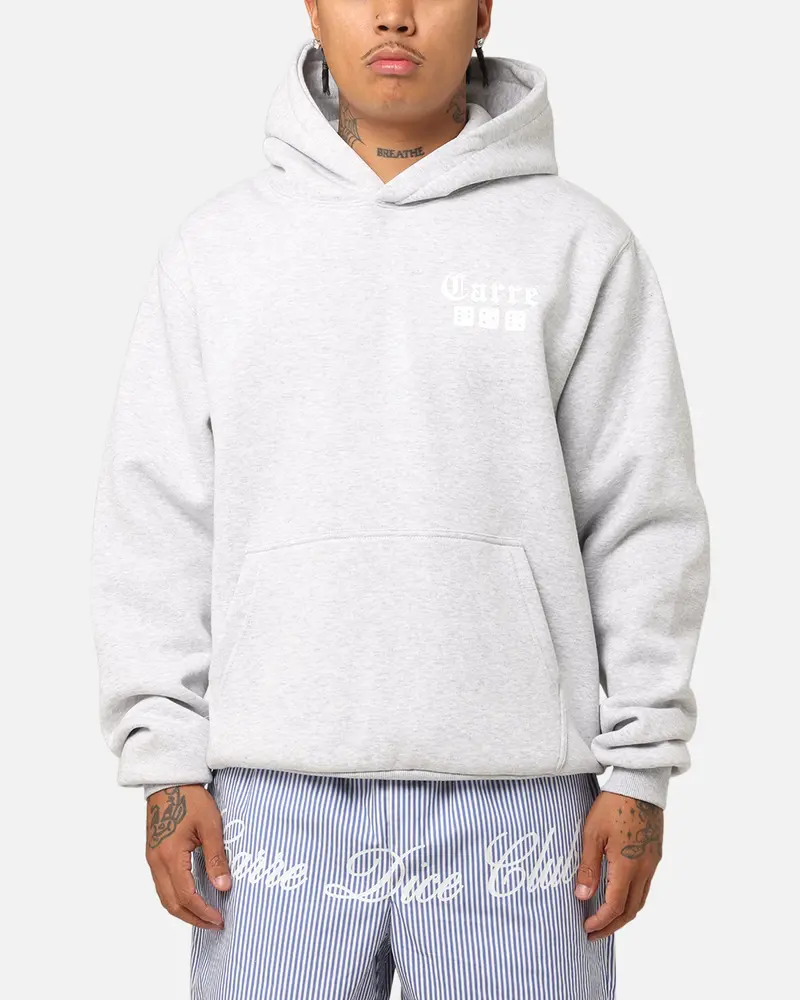 Carre Dice Club Hoodie Grey Marle 1