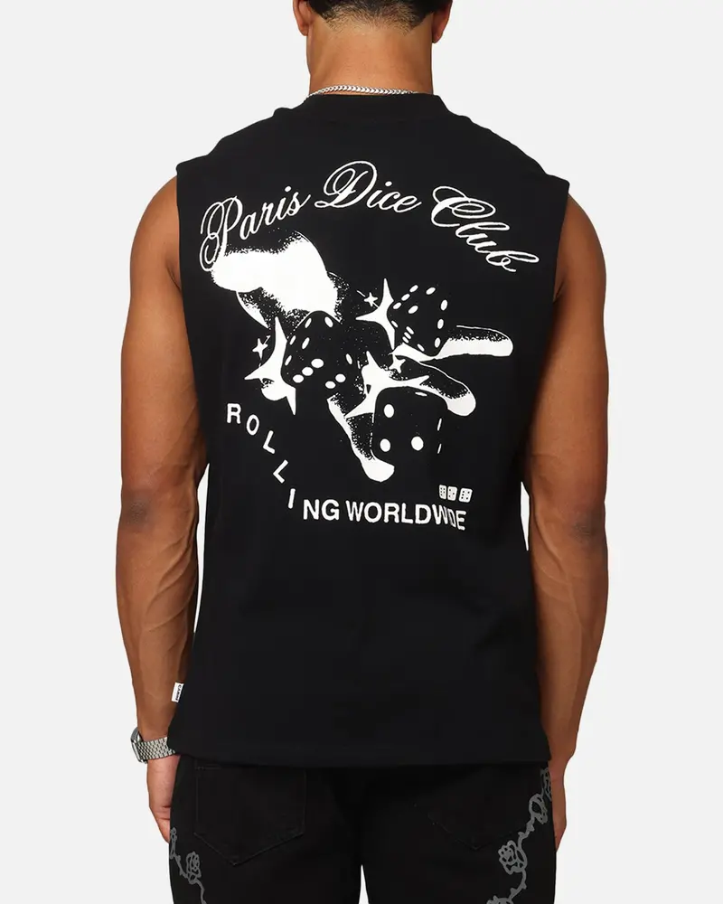 Carre Dice Club Muscle T-Shirt Black 1