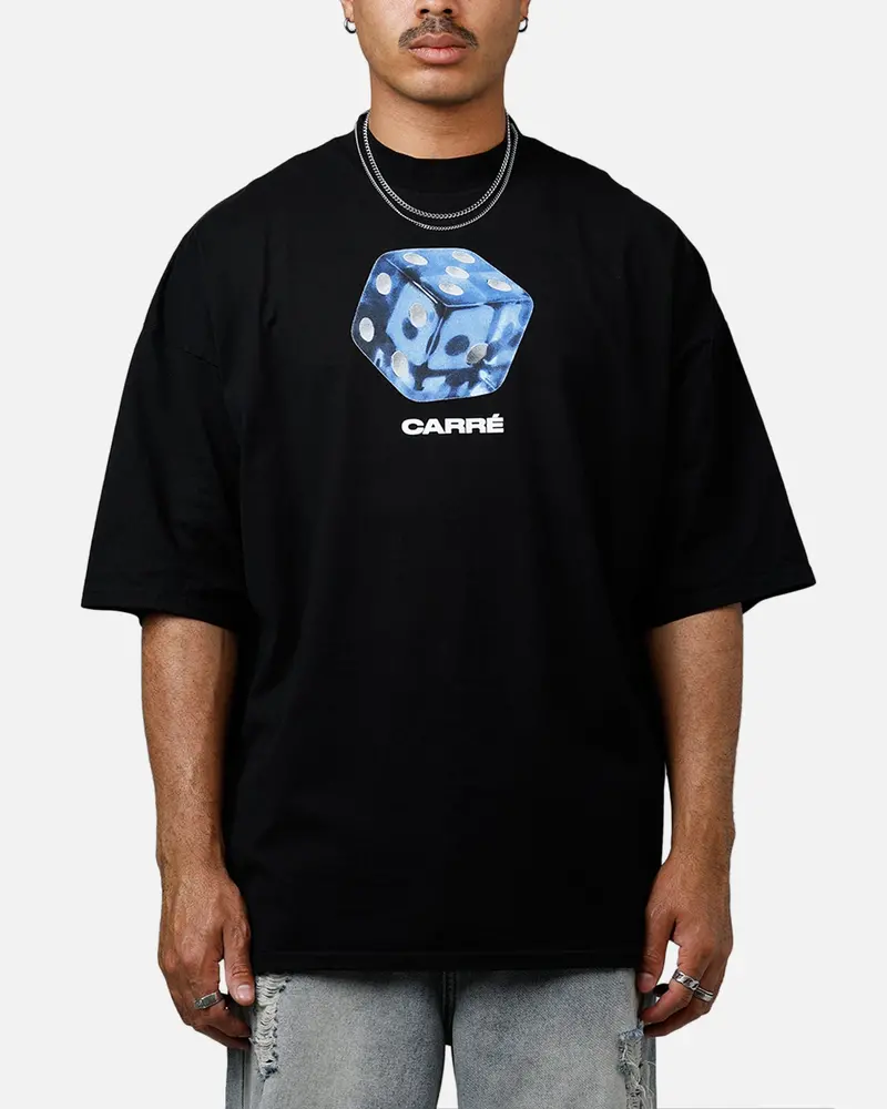 Carre Die Mock T-Shirt Black 1