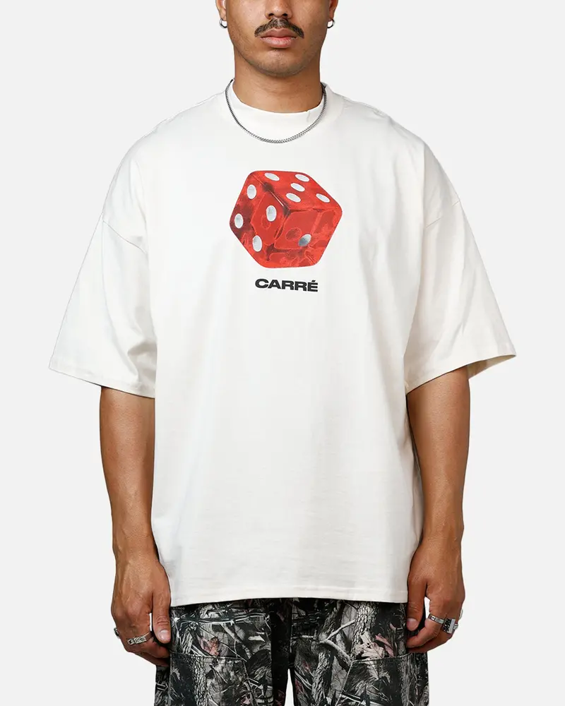 Carre Die Mock T-Shirt Off White 1