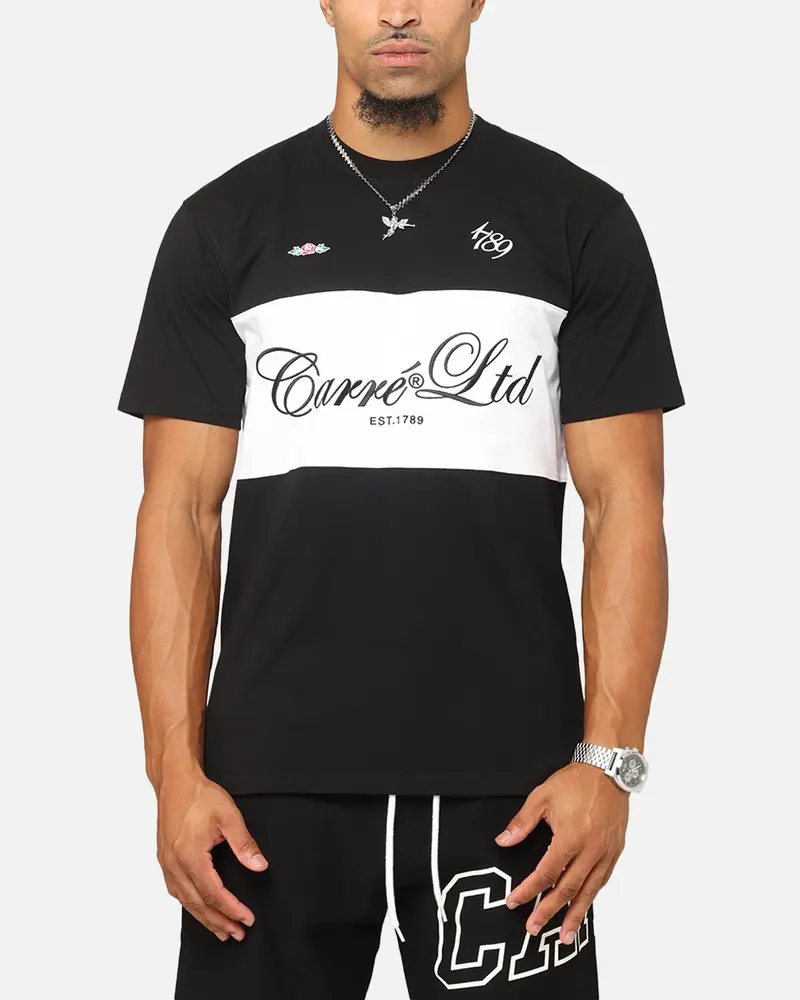 Carre Established Panel T-Shirt Black/White 1