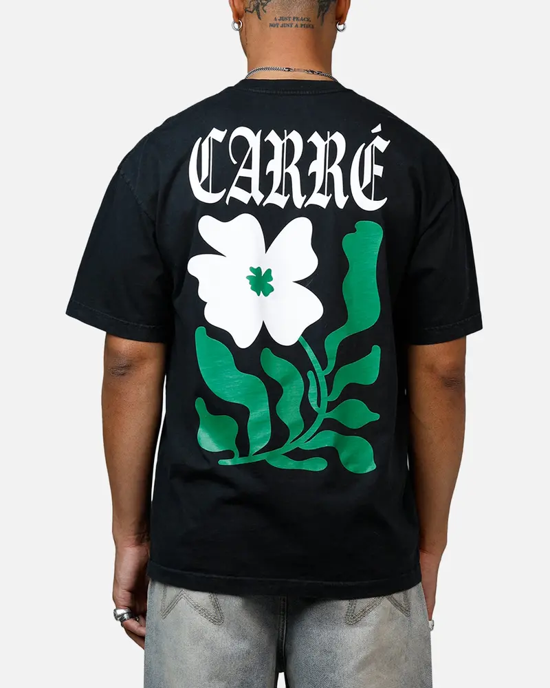 Carre Eternal Garden Heavyweight T-Shirt Black Acidwash 1