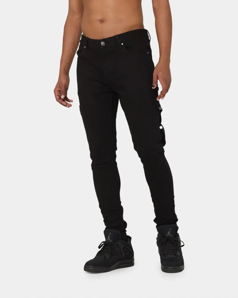 Carré Evolution Cargo Jeans Black 1