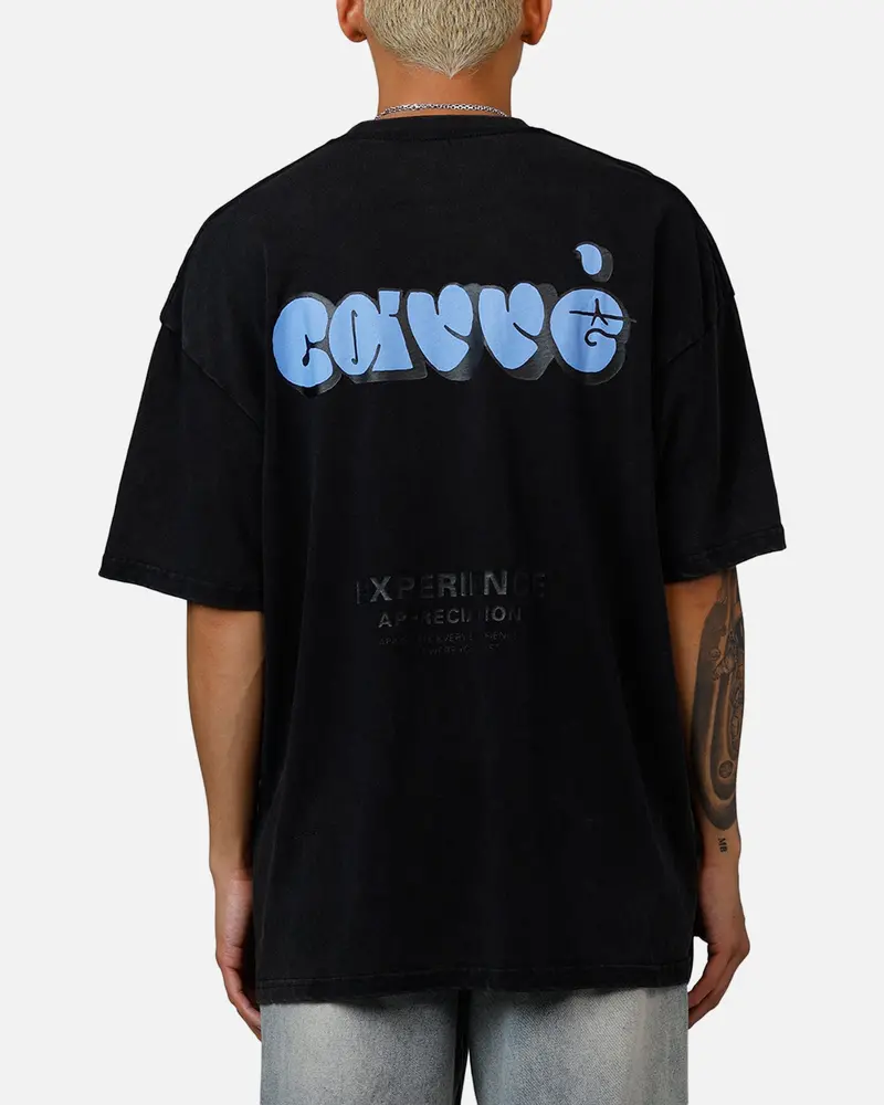 Carre Experience Oversized T-Shirt Black Wash 1