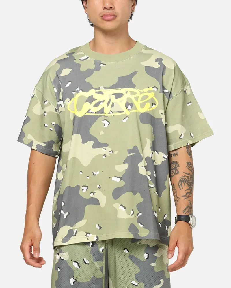 Carre Field Issue T-Shirt Green Camo 1