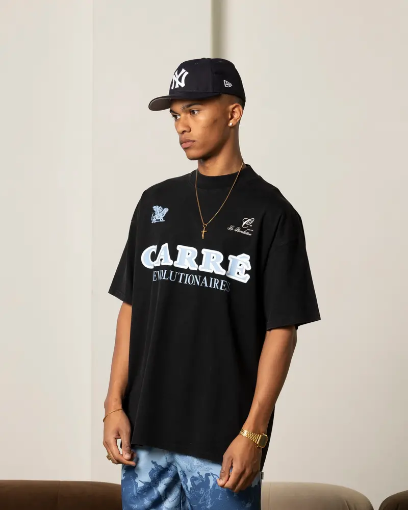 Carre Formula Oversized T-Shirt Washed Black 1